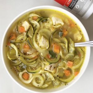 Chicken Zoodle Bone Broth Soup