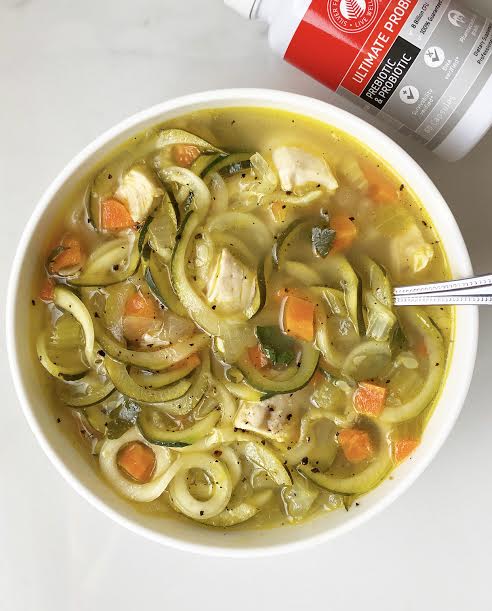 Chicken Zoodle Bone Broth Soup