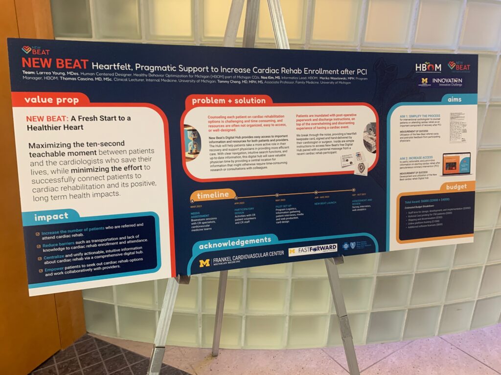 Frankel Cardiovascular Center poster - New Beat