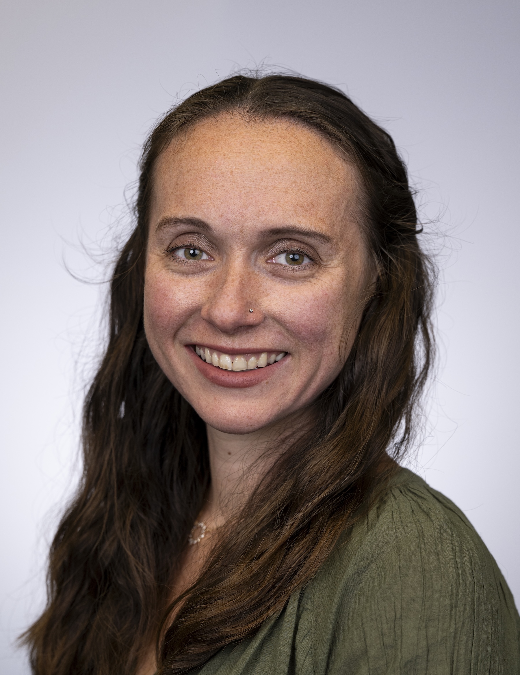 09/24/24 CQI Faculty and Staff Portraits Marika Waselewski smiling standing outdoors